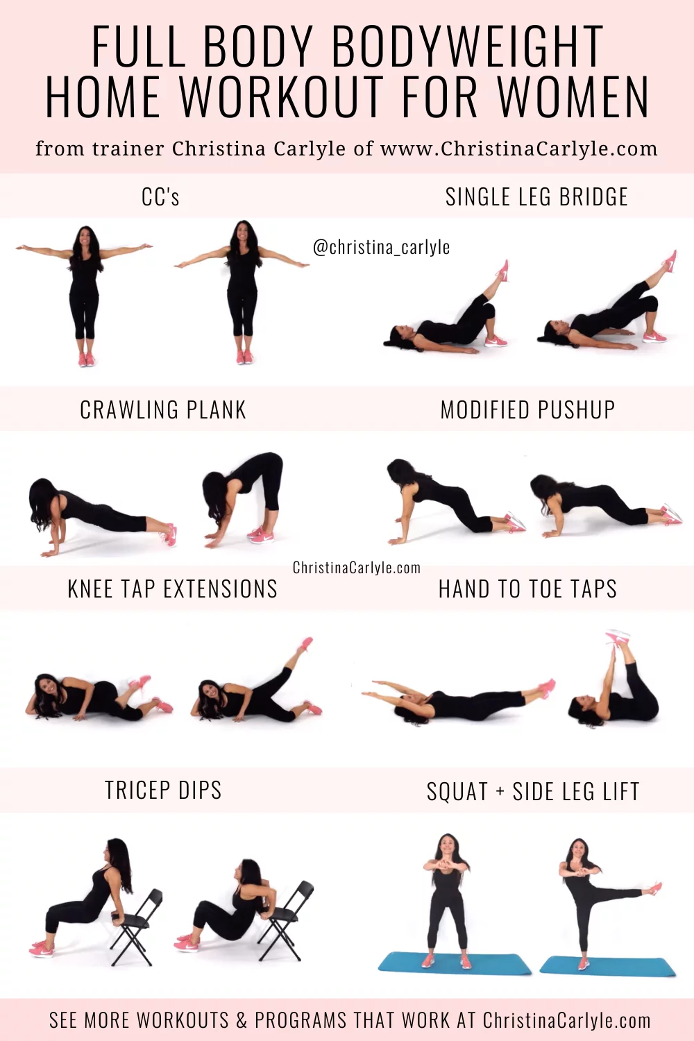 Best Bodyweight Workout for Women | Burn Fat without Equipment