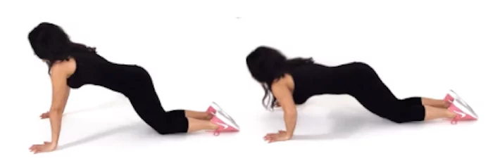 Modified Pushup Exercise Modified Pushup Exercise being done by trainer Christina Carlyle