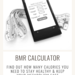A picture of a BMR calculator and text that says BMR Calculator