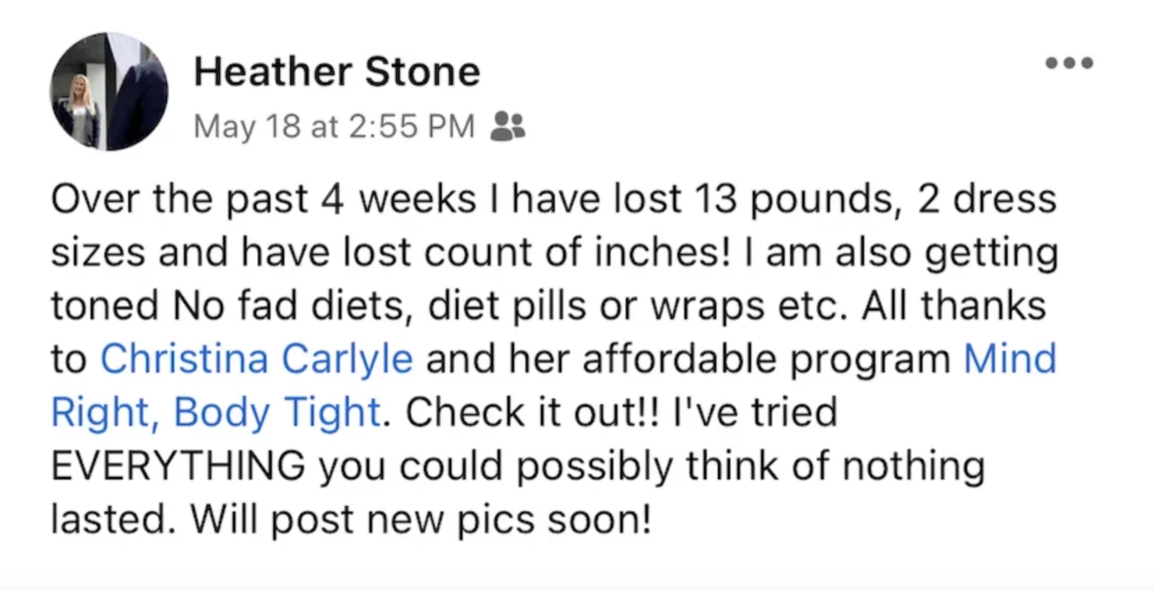 Heather Stone MRBT results 3