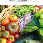 text that says How Many Calories you burn Gardening and a picture of a garden