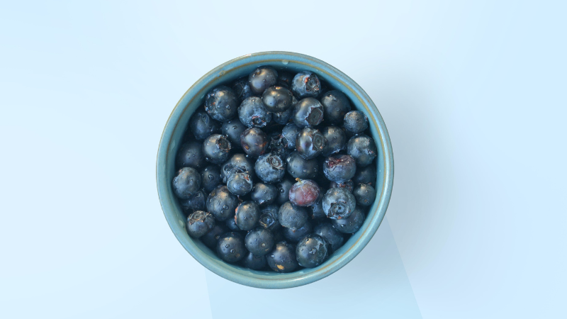 blueberries in a bowl