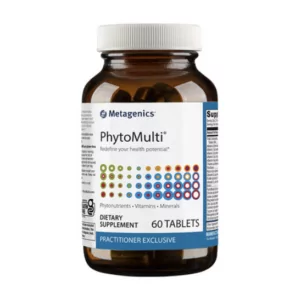 a bottle of Phytomulti Supplements by Metagenics