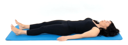 Christina Carlyle doing a somatic exercise