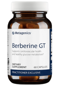 a bottle of Metagenics Berberine GT