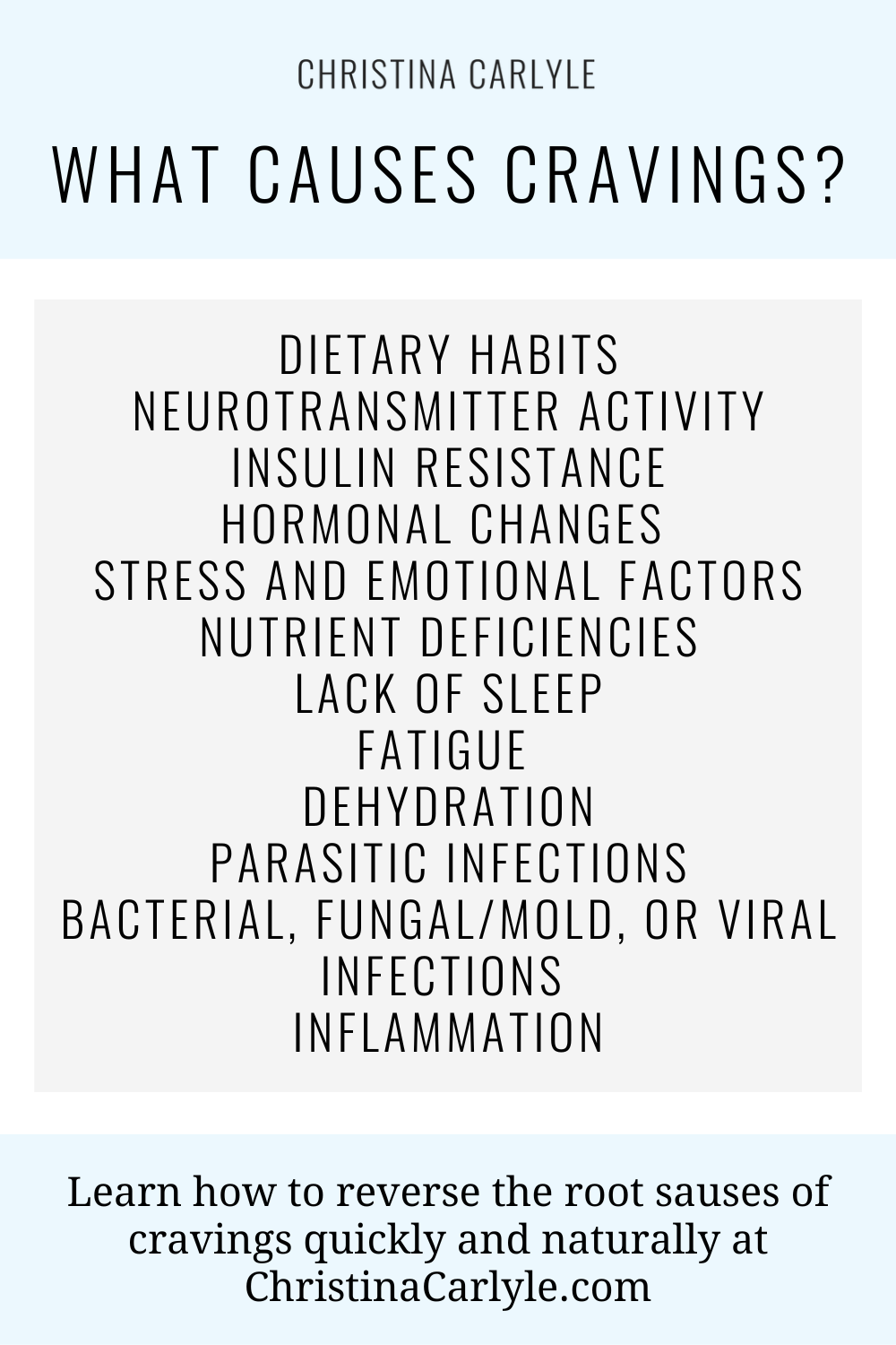 a list of 12 things that can cause sugar cravings