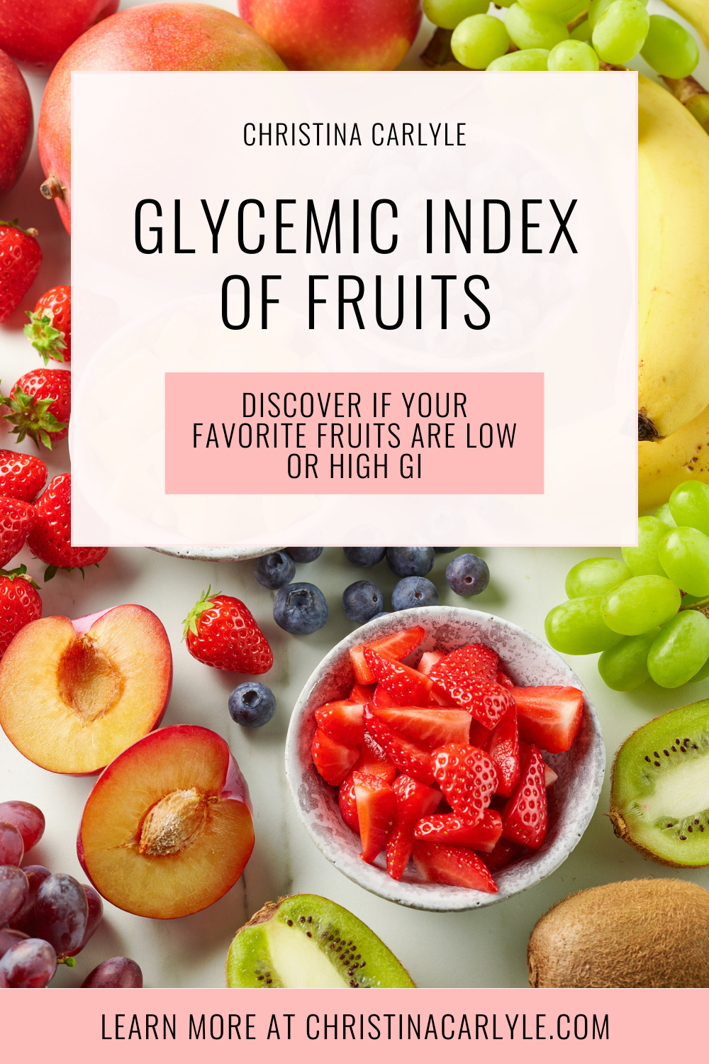 Low and High Glycemic Index Of Fruits