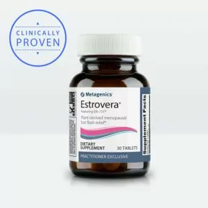 Estrovera® natural menopausal multisymptom relief supplement https://christinacarlyle.metagenics.com/estrovera 