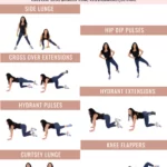 Butt Workout at Home and trainer Christina Carlyle demonstrating 7 different at home butt exercises