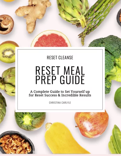 a eBook cover of Christina Carlyle's Reset Cleanse
