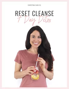 a eBook cover of Christina Carlyle's Reset Cleanse