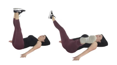 Thigh Fly Inner Thigh Exercise demonstration by Christina Carlyle