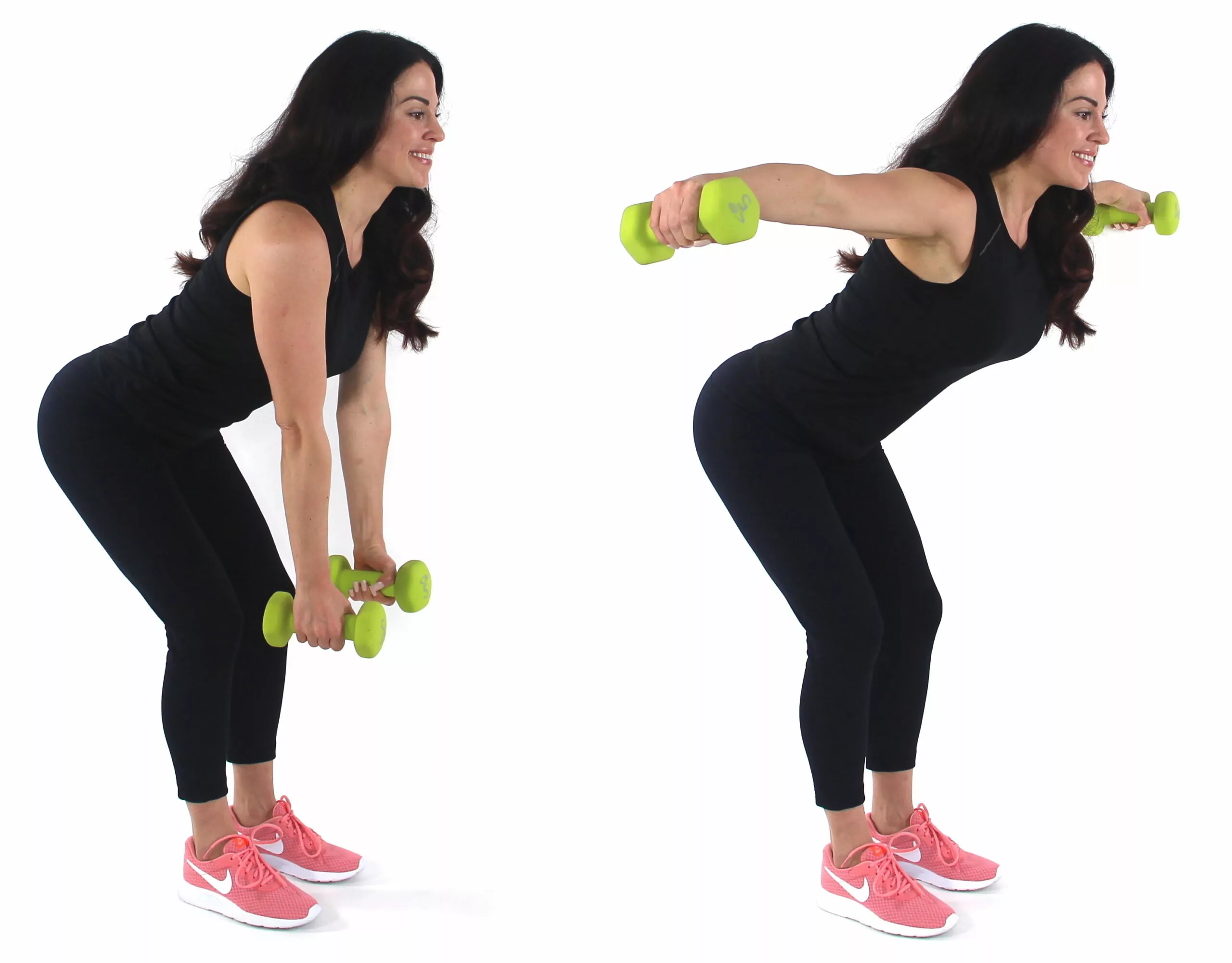 Back Fly Exercise Back Fly Exercise being done by trainer Christina Carlyle