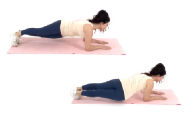Hip Dip ab Exercise - Christina Carlyle Hip Dip ab Exercise being done by trainer Christina Carlyle