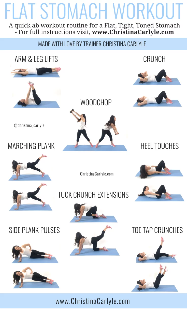 Flat Stomach Workout for Women that want Flat, Toned Abs