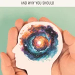 text that says how to decalcify the pineal gland and a picture of hands holding a cross section of the head to feature the pineal gland on a green backdrop