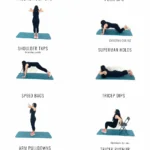 Text that says 8 Best Upper Body Bodyweight Exercises and trainer Christina Carlyle demonstrating them.