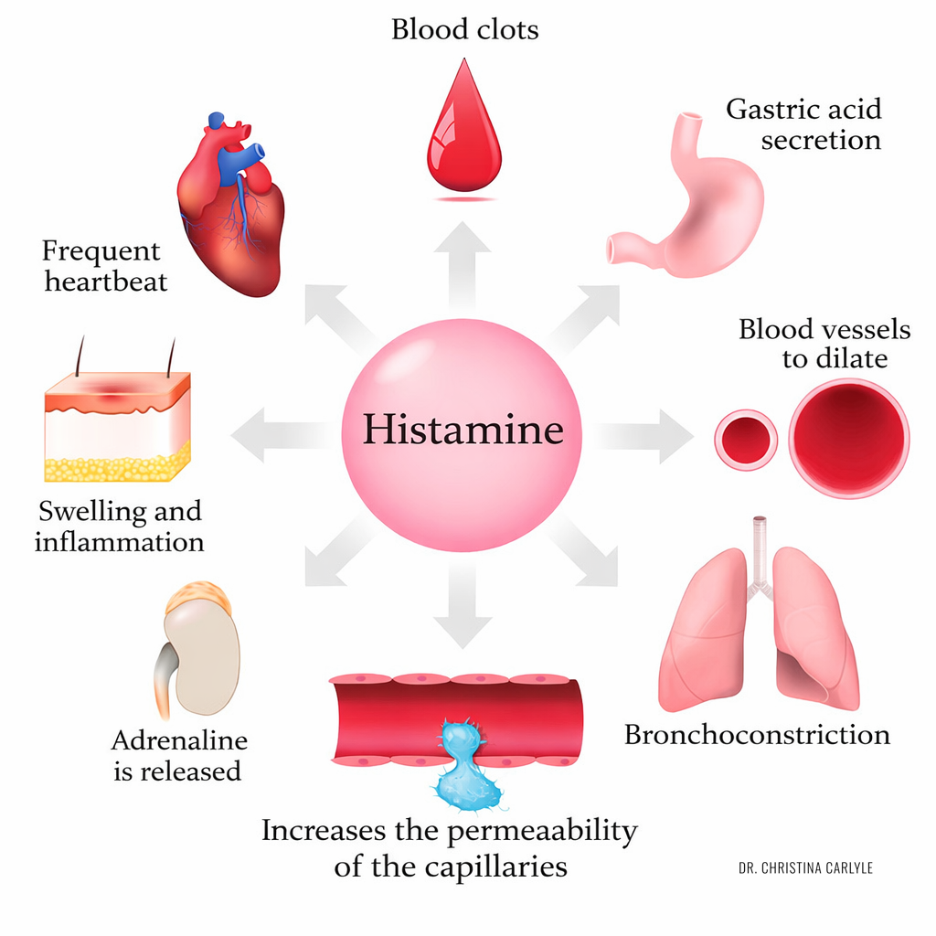 ipamorelin flushing histamine release Histamine Intolerance: What It Is, Why It Happens, and How it Affects You